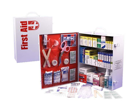 First aid cabinet and components