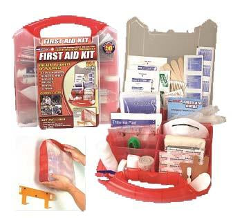 First aid kit and components